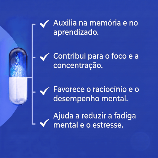 Memory-Up (Memória + Foco + Raciocínio) 60 caps