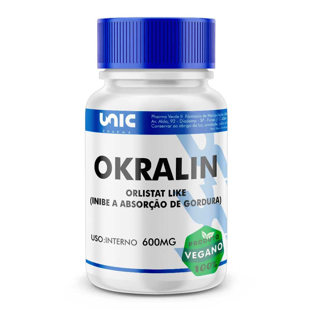 Okralin (orlistat like) 600mg - 30 doses Vegan
