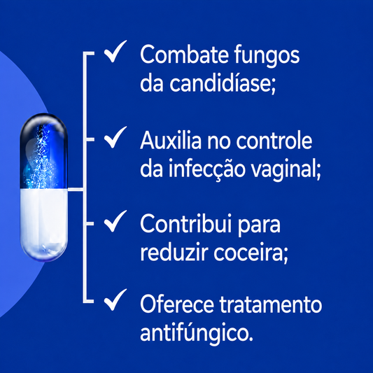 Fluconazol 150mg - Tratamento contra a Candidíase 60 Cáps