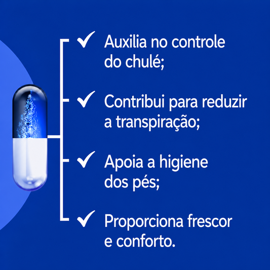 Talco Antisséptico para os Pés 100g