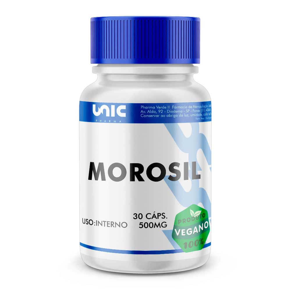 Morosil 500mg com selo de autenticidade 30 Cápsulas Vegan