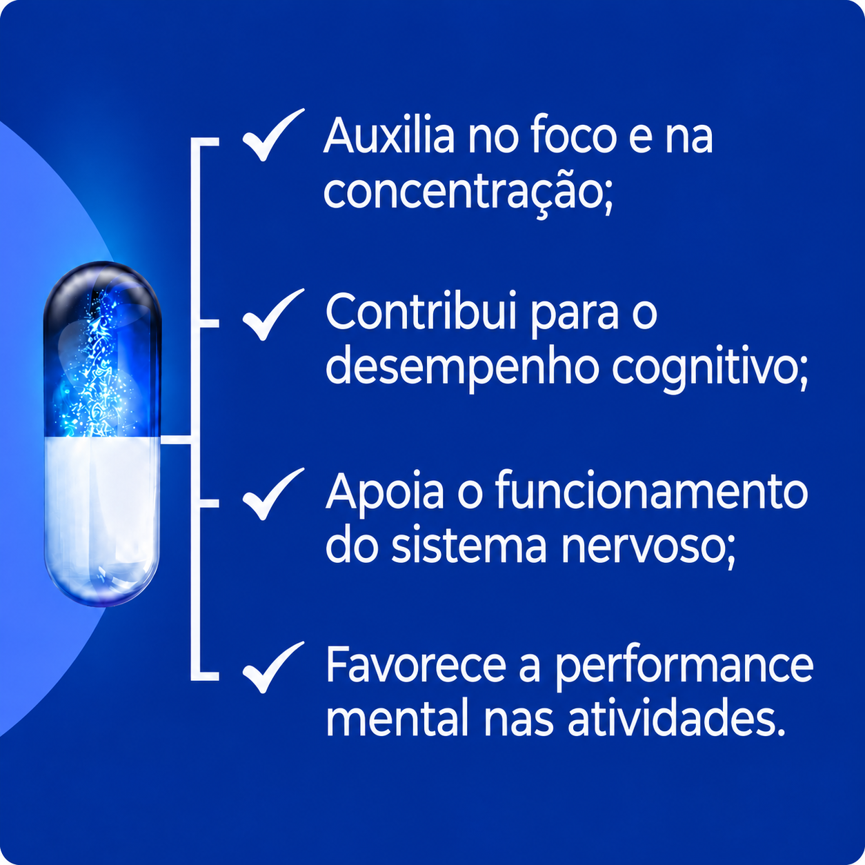 Composto Da Inteligência - 30 Cápsulas