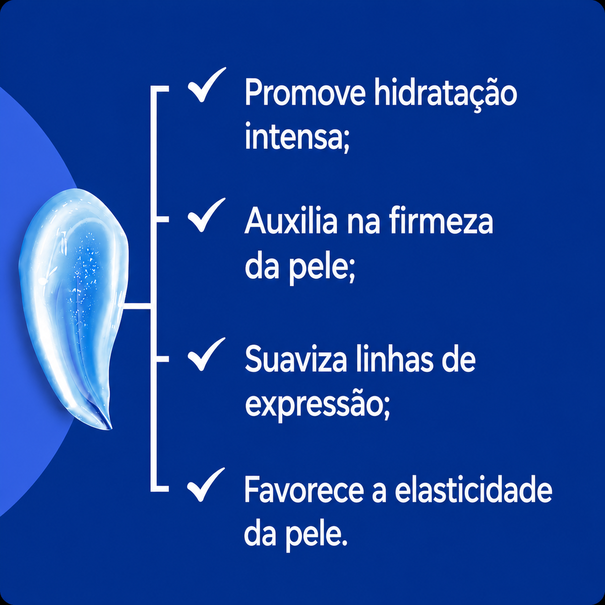 Ácido Hialurônico 1% -Embalagem Premium - 30Gr