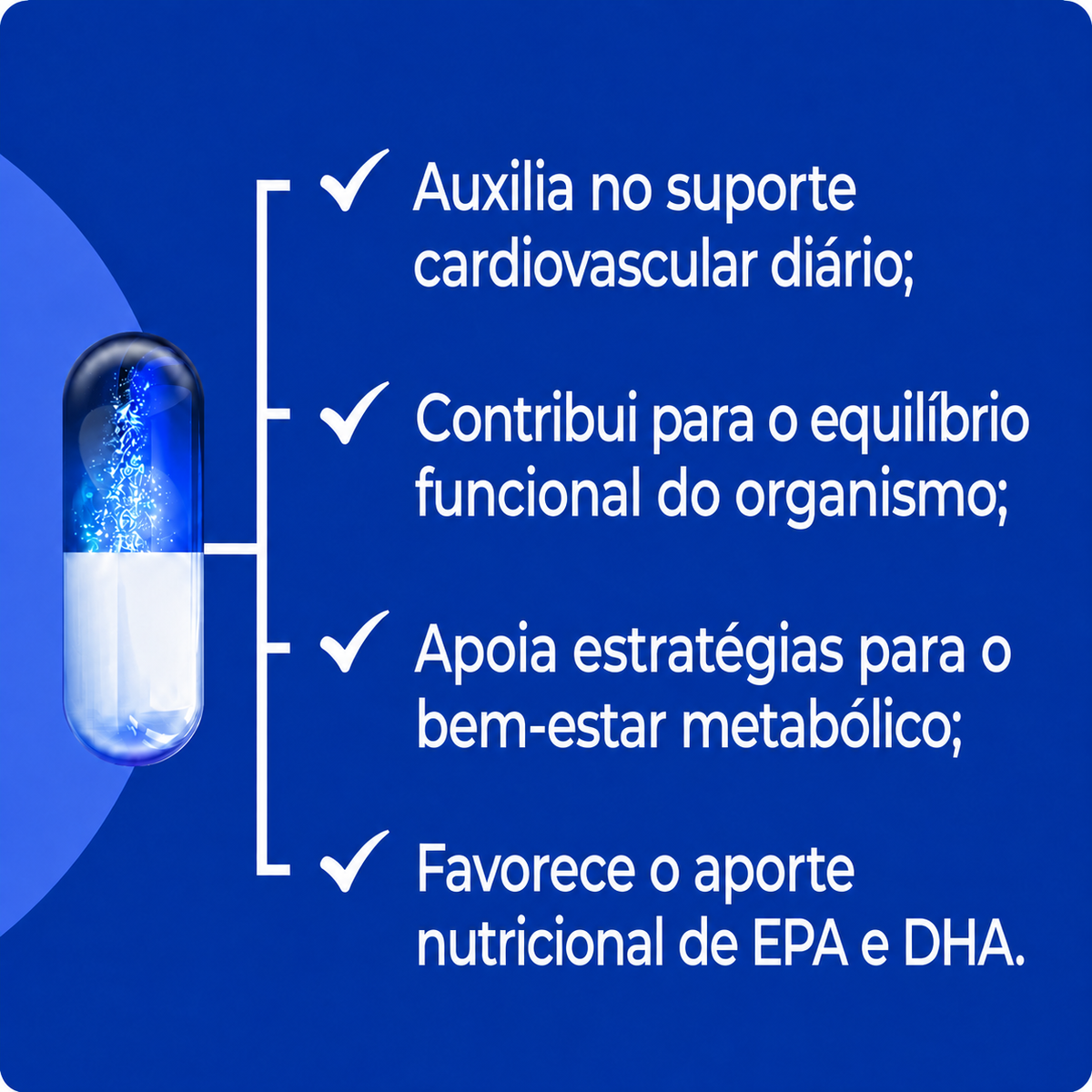 Ômega 3 cardio 60caps