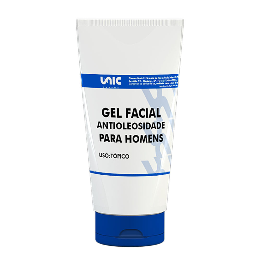 Gel Facial Antioleosidade Para Homens - 30Gr