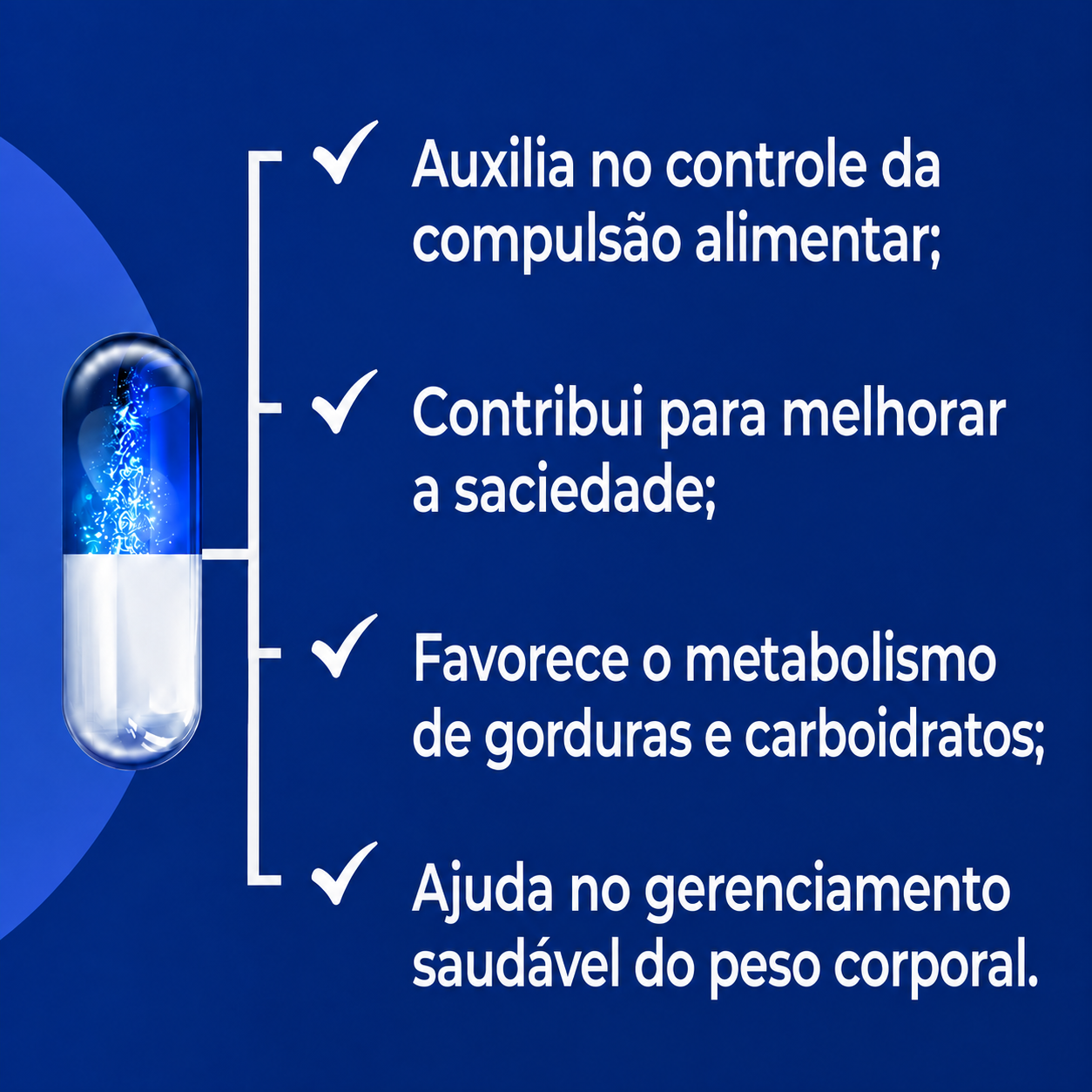Fórmula Contra Compulsão Alimentar - 60 Cápsulas