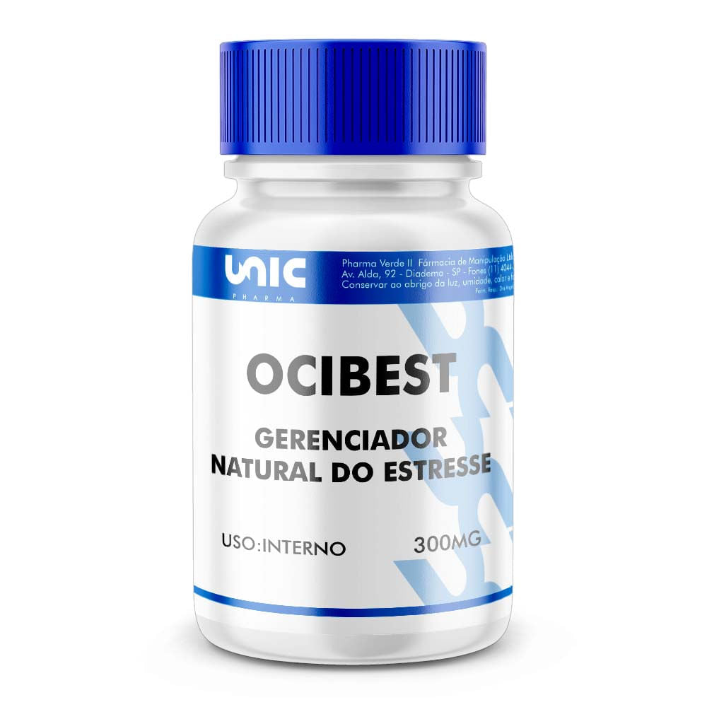Ocibest - Gerenciador natural do Estresse - 300mg 60Cáps