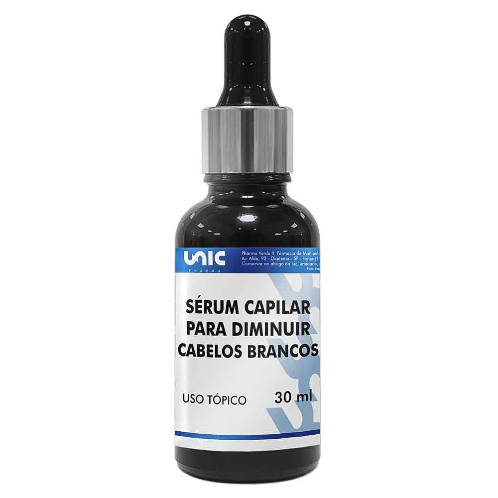 Sérum Capilar para diminuir cabelos brancos - 30ml