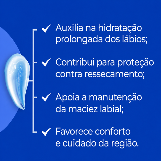 2 Em 1 Protetor E Hidratante Labial - 15Gr