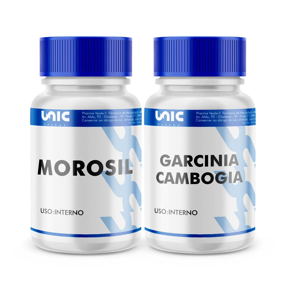 Morosil 500Mg 60 Cápsulas + Garcinia Cambogia 500Mg - 60 Cápsulas