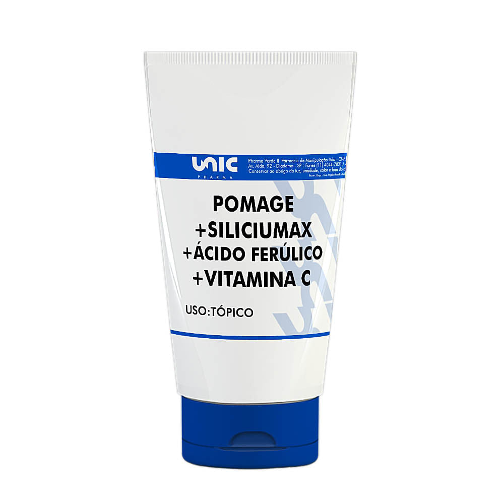Pomage + Siliciumax + Ácido Ferúlico + Vit C - 30g