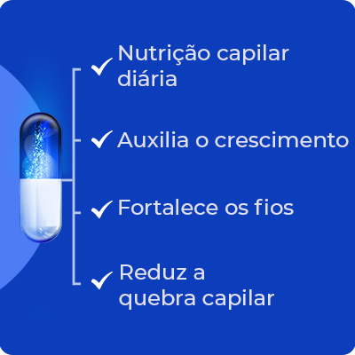 Vitaminas para Crescimento Capilar - 30cáps
