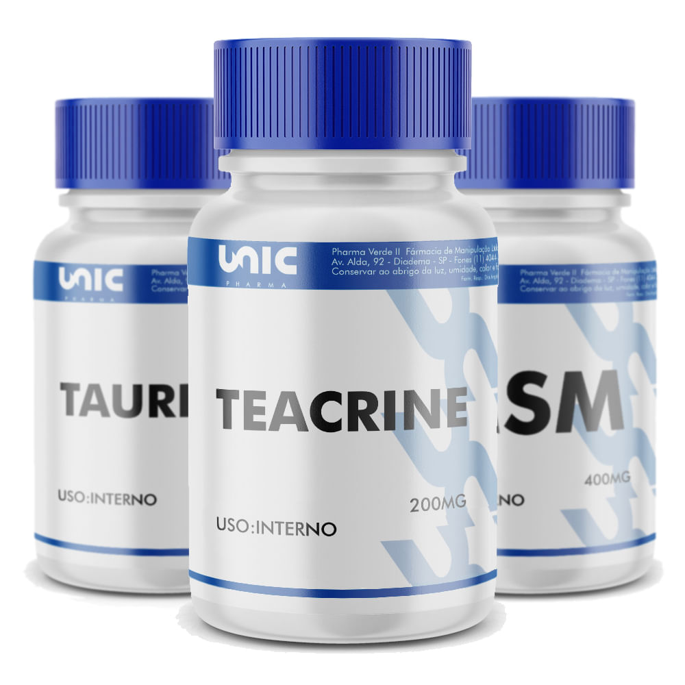 Kit Energia - MSM + Taurina + Teacrine
