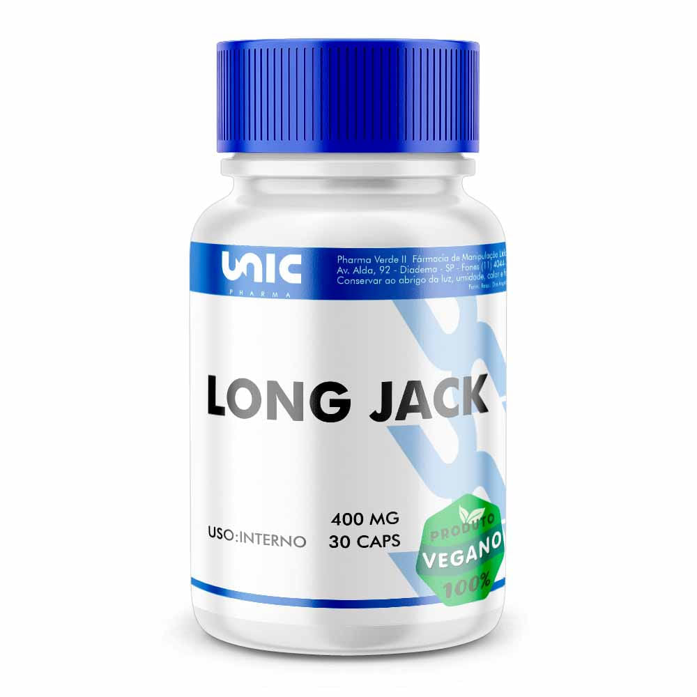 Long Jack® 400mg 30 Cápsulas Vegan