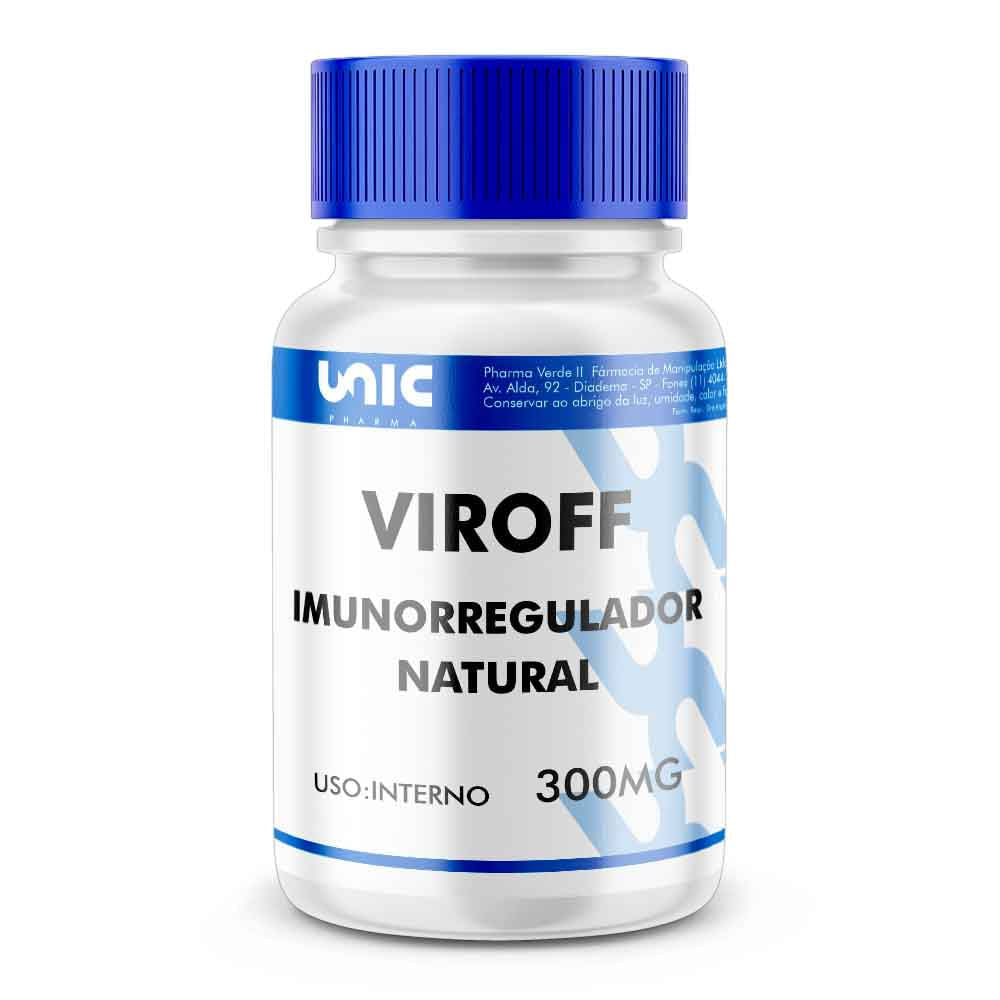 Viroff Imunorregulador Natural 300mg - 60 Cáps