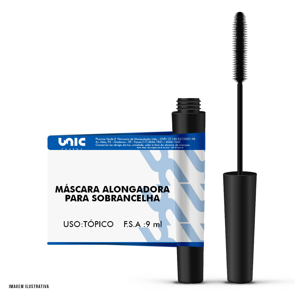 Máscara alongadora para sobrancelha 9ml