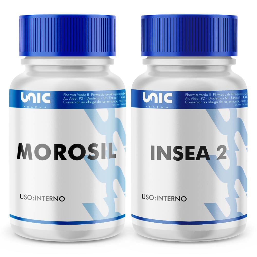 Morosil 500Mg 30 Cápsulas + Insea 2 250Mg - 60 Cápsulas