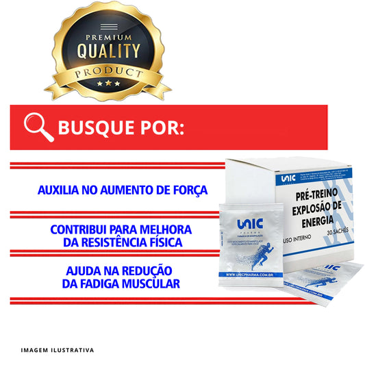 Pré Treino Explosão De Energia - 30 Envelopes