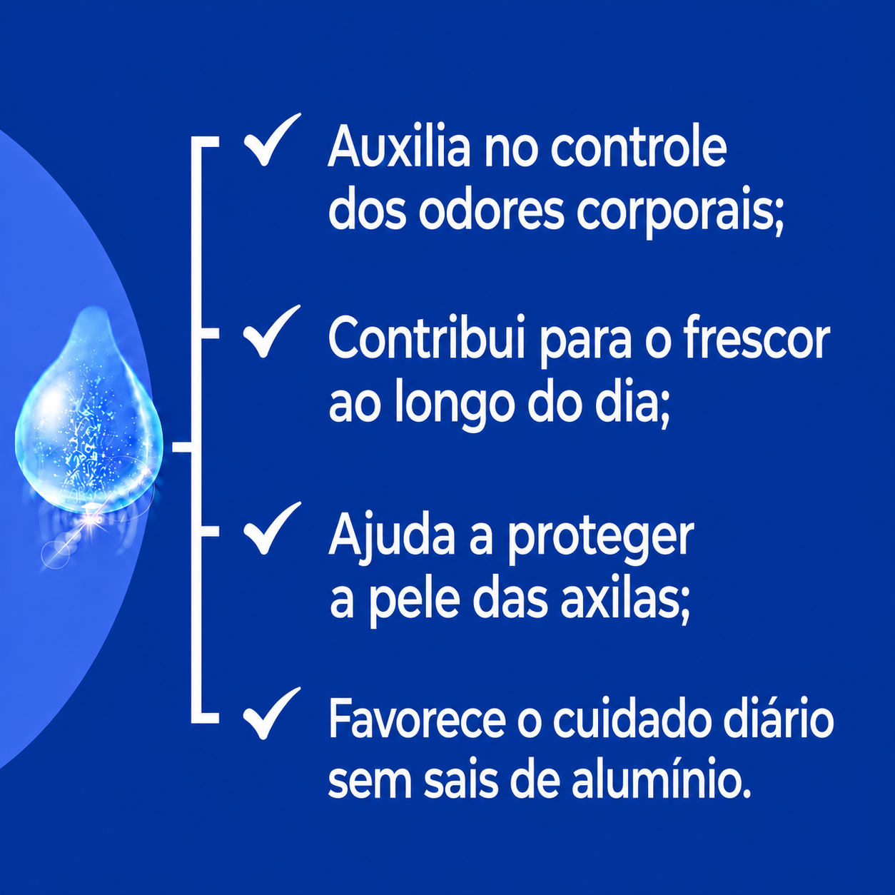 Antitranspirante - Livre De Alumínio - 100 Ml