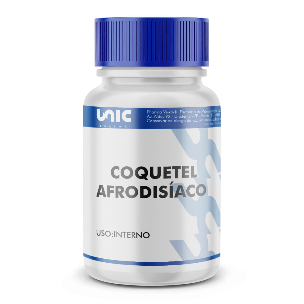 Coquetel afrodisíaco em cápsulas 30 doses