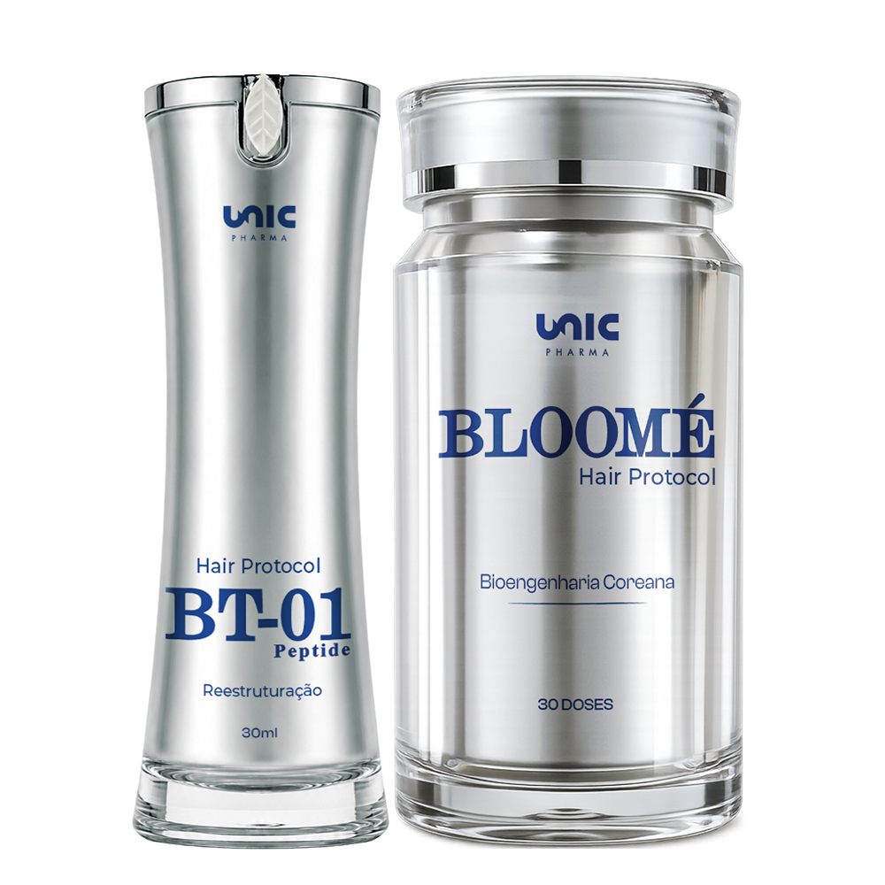 kit Sérum Bt-01 - 30ml e Bloomé 900mg caps Hair Care (embalagens vip)