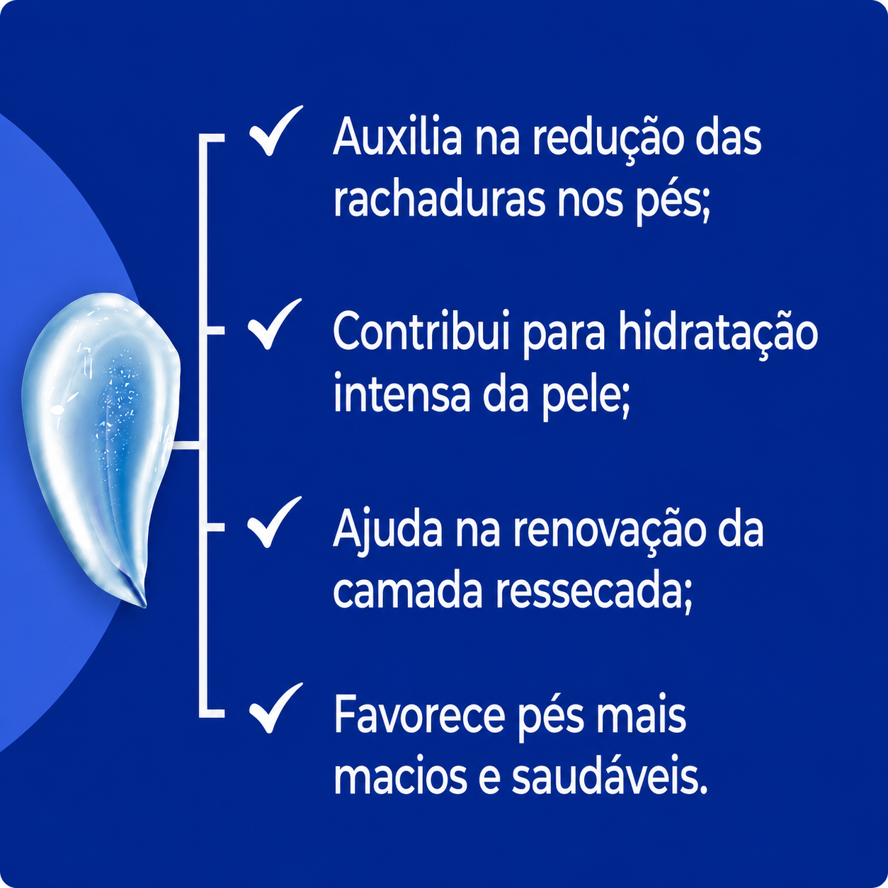 Creme Hidratante Para Rachaduras Nos Pés - 100Gr