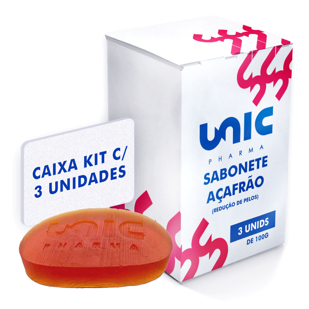 Sabonete de Açafrão - redução de pelos