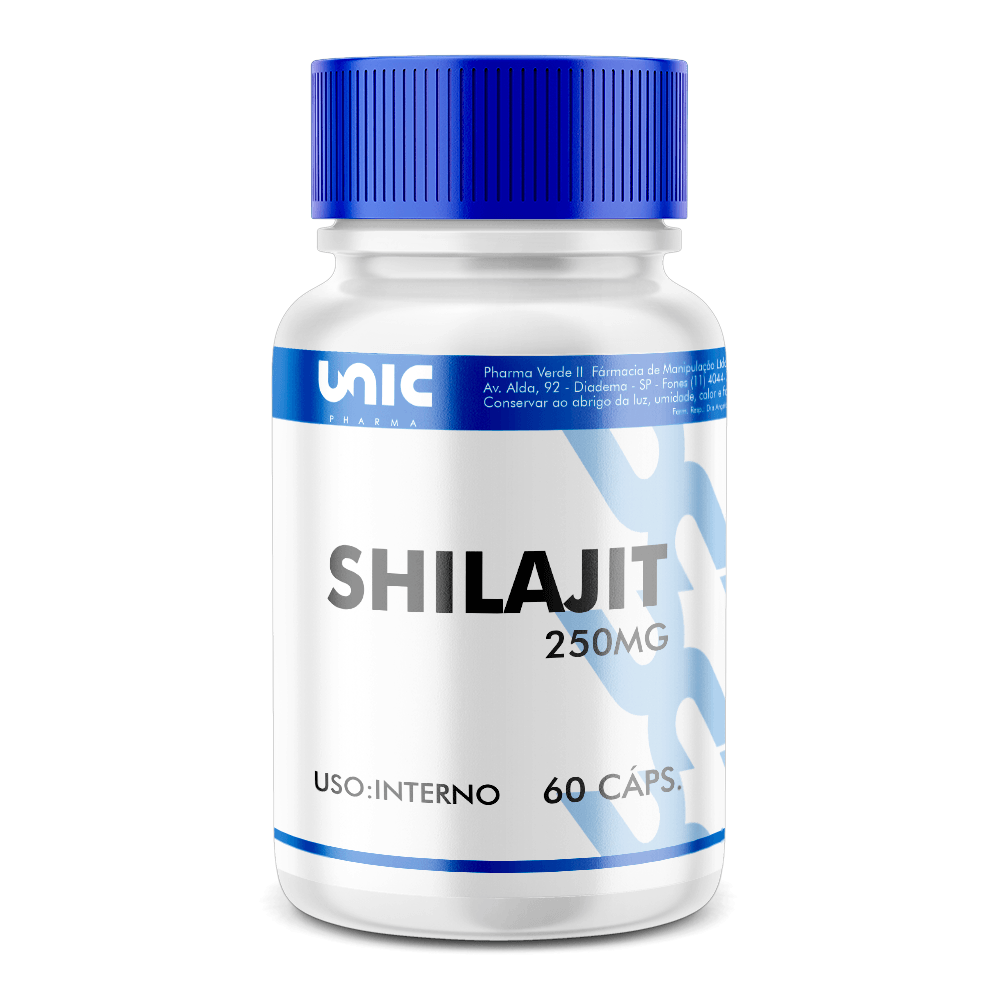 Shilajit 250mg 60caps - Desempenho muscular