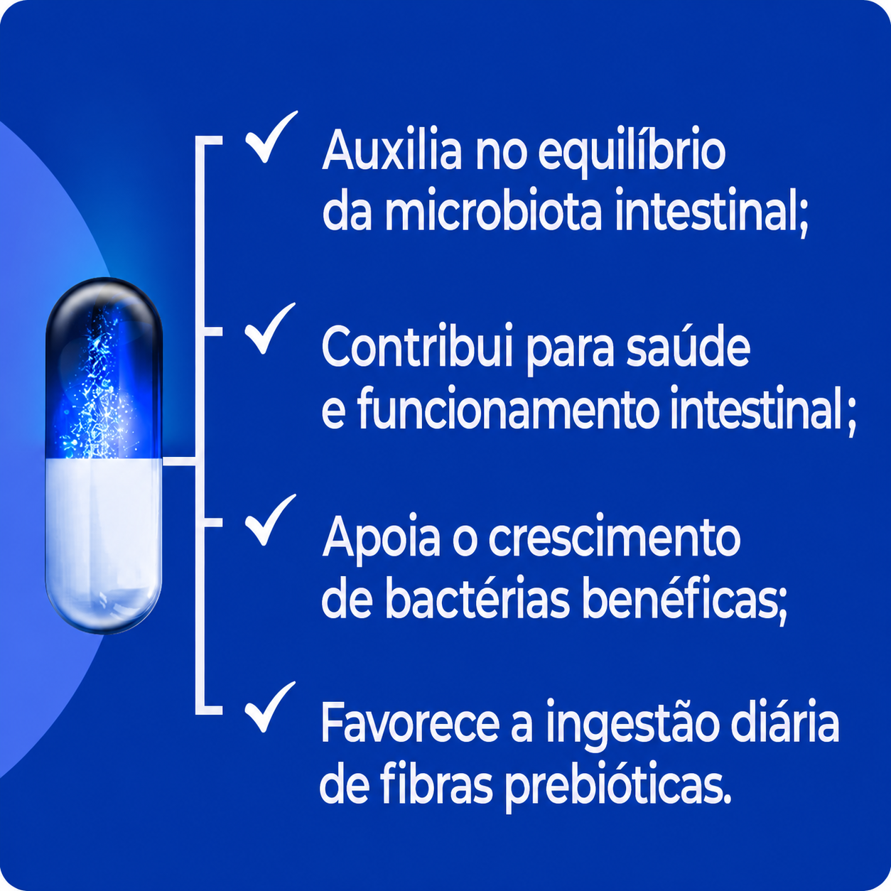 FOS (OLIGOFRUTOSE) 1000mg - 60caps