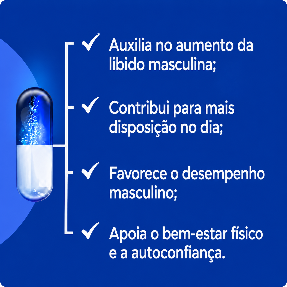 V-Turbo - Estimulante Masculino 30 Cápsulas
