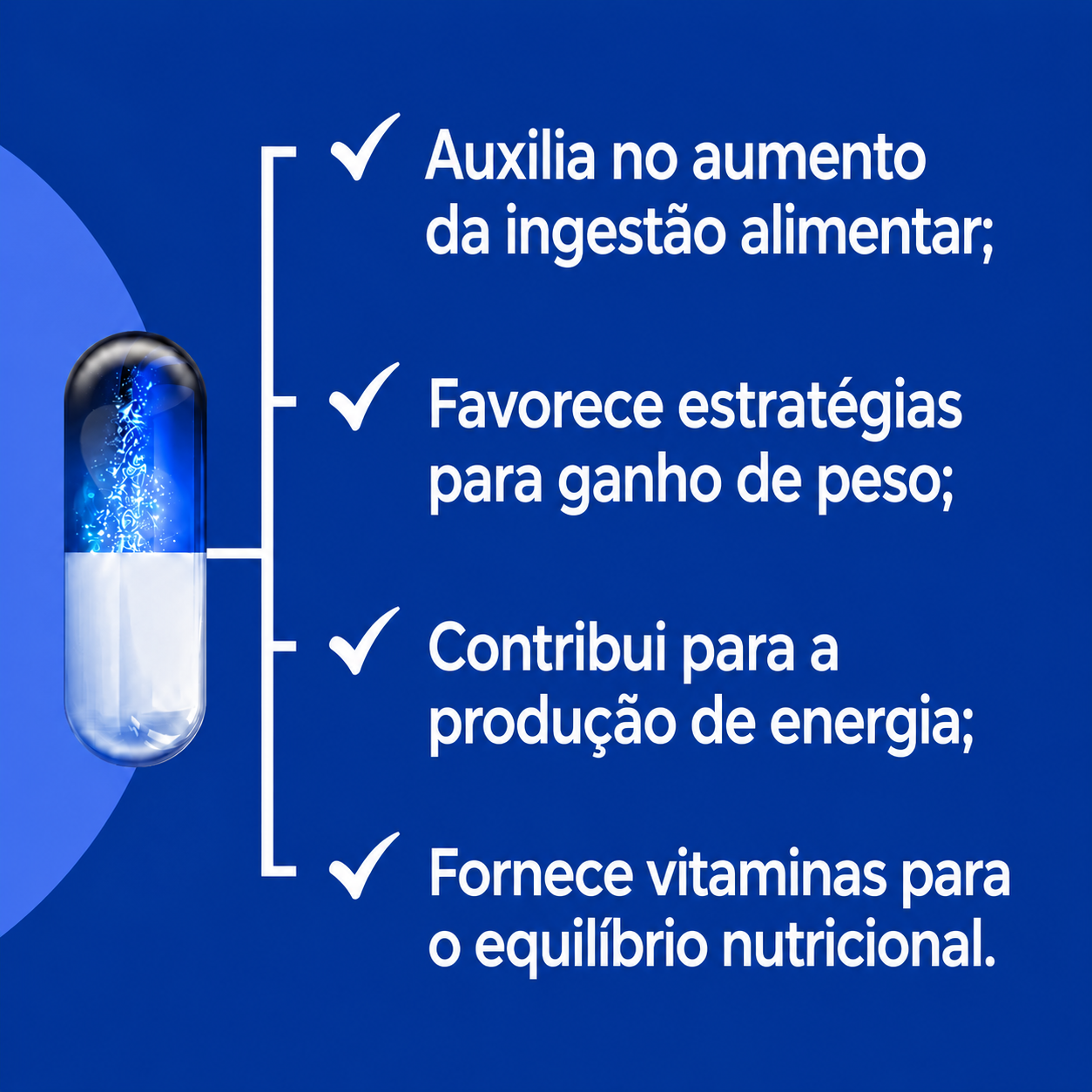 Suplemento Para Engordar - 30 Cápsulas
