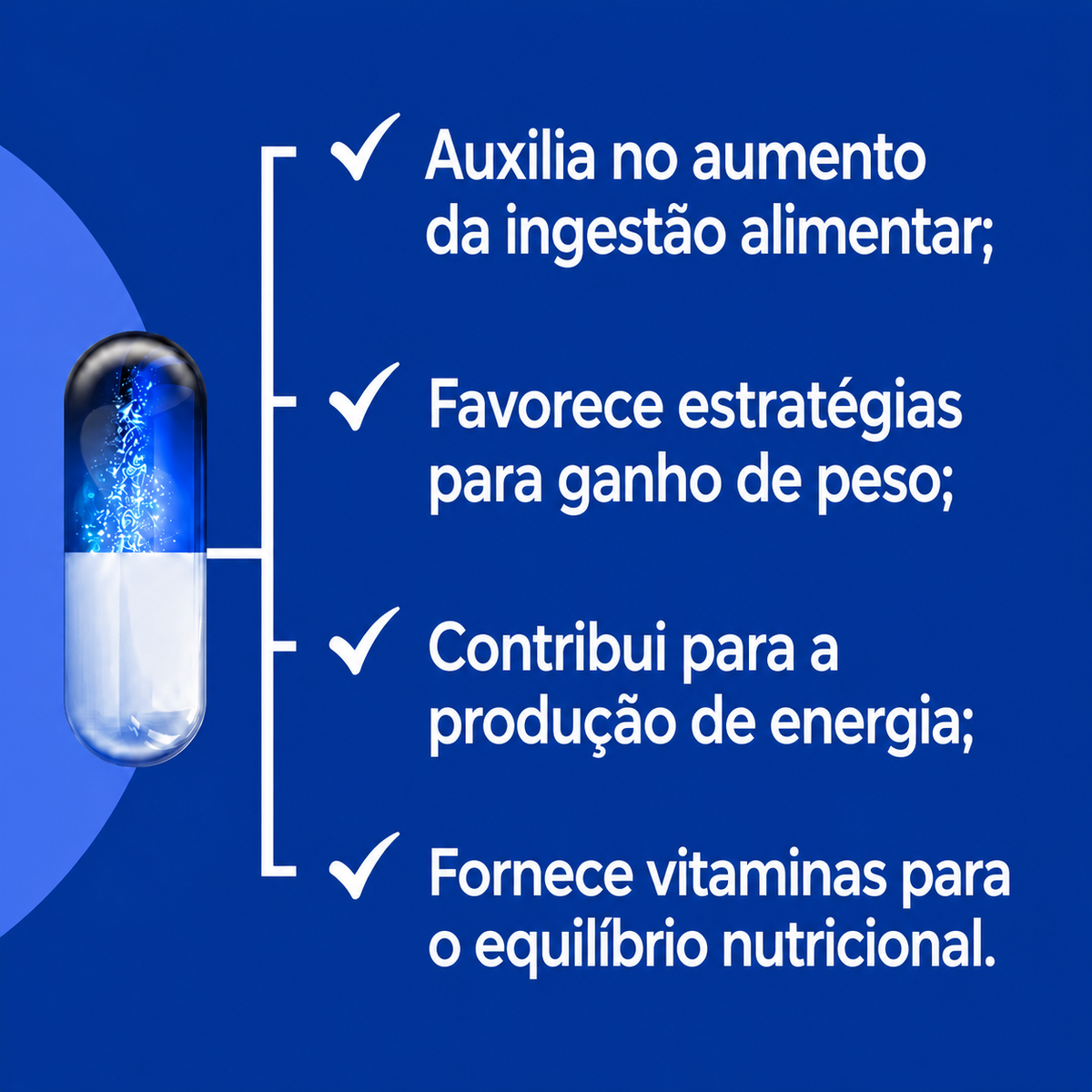 Suplemento Para Engordar - 30 Cápsulas