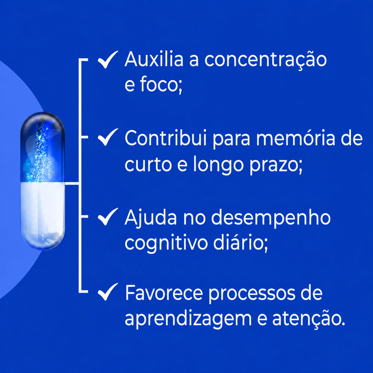 Brain factor 7 - Aprendizagem 200mg - 60Cáps