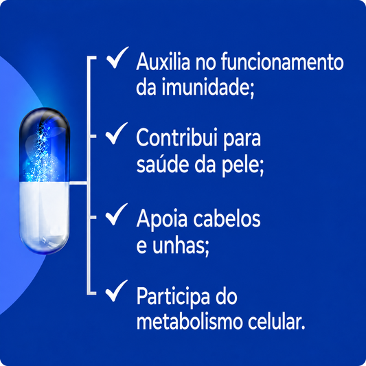 Zinco Quelato 15Mg - 120 Cápsulas