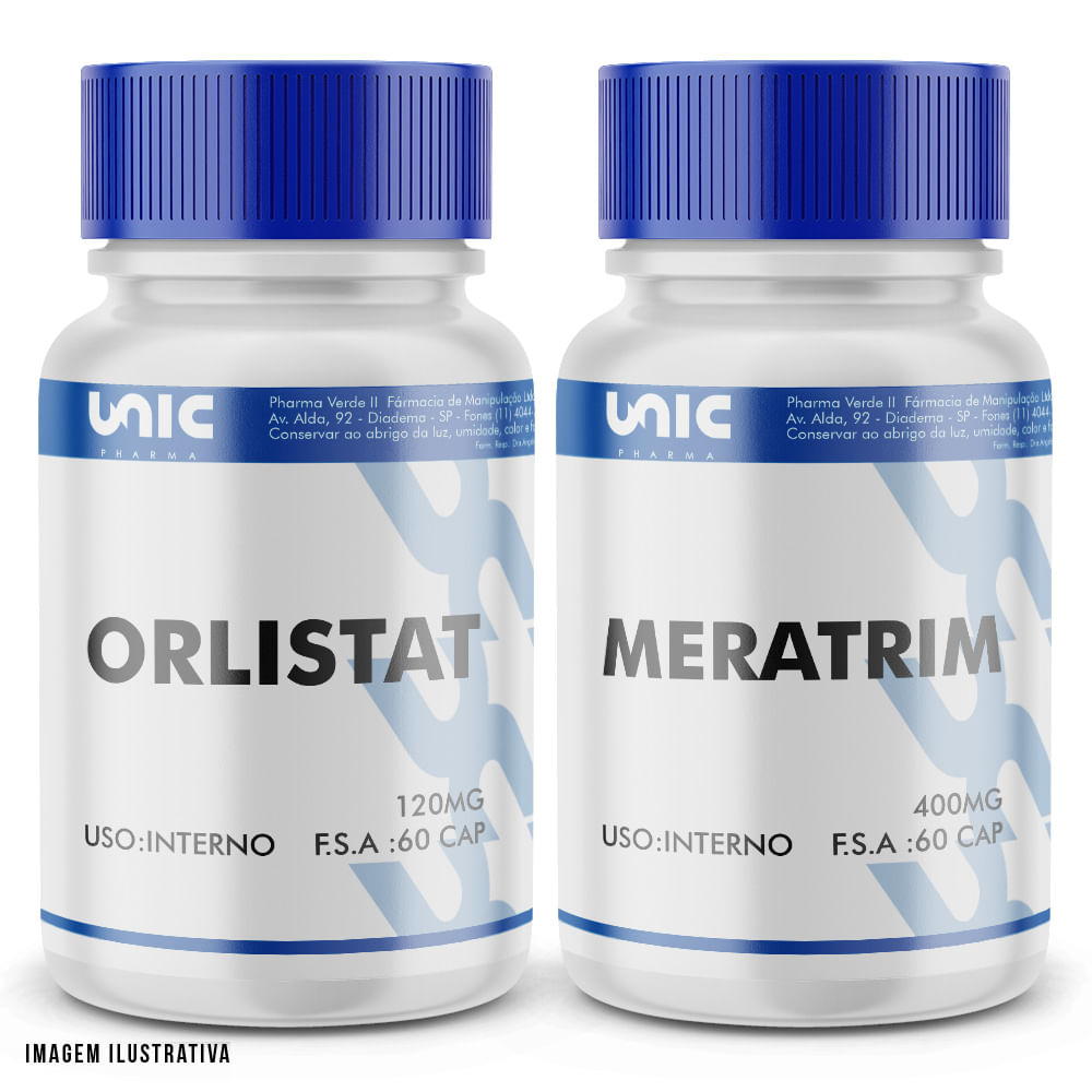 Orlistat 120mg 60Cp + Meratrim 400mg 60Cp