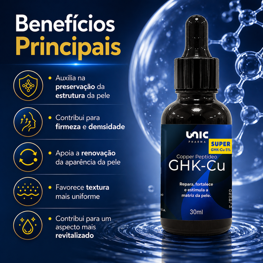 SUPER GHK-CU Copper Peptideos Sérum 5% - 30ml