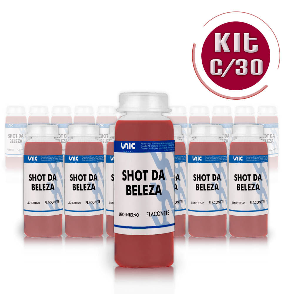 Shot Da Beleza - 30 Flacontes (10Ml Cada)