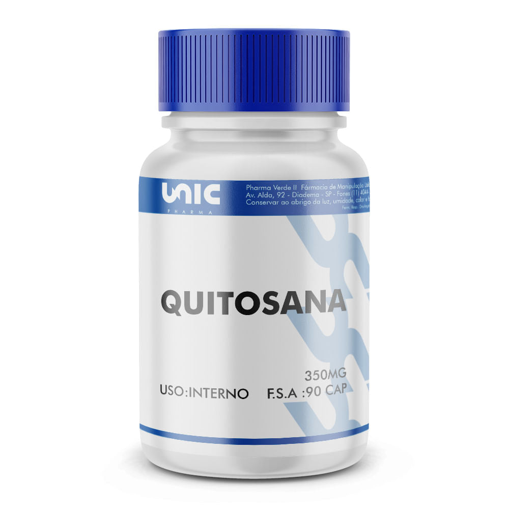 Quitosana 350mg 90 caps Unicpharma