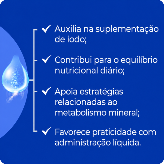 Lugol em Cápsulas – Suporte nutricional para função - 120 caps