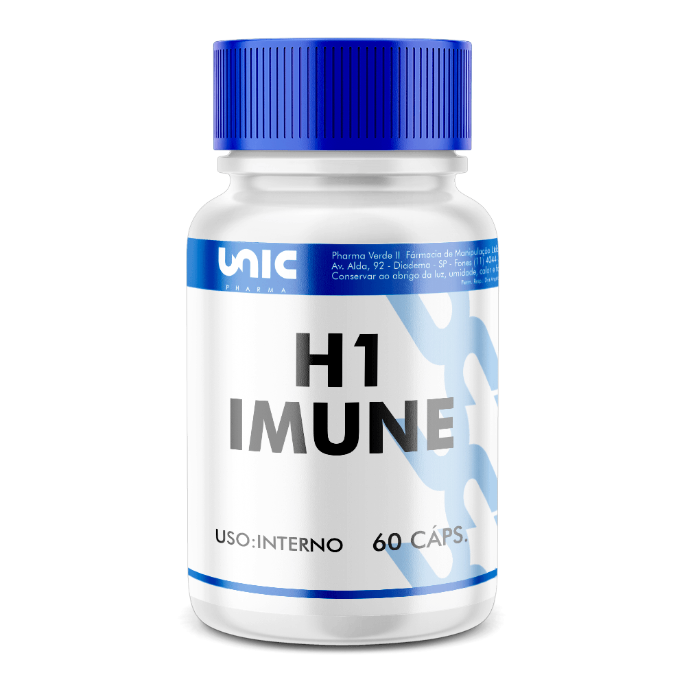 H1 Imune 60 Caps - Contra gripes e alergias