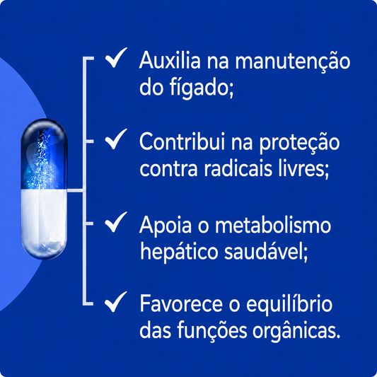 Composto Protetor Hepático 60 Cápsulas