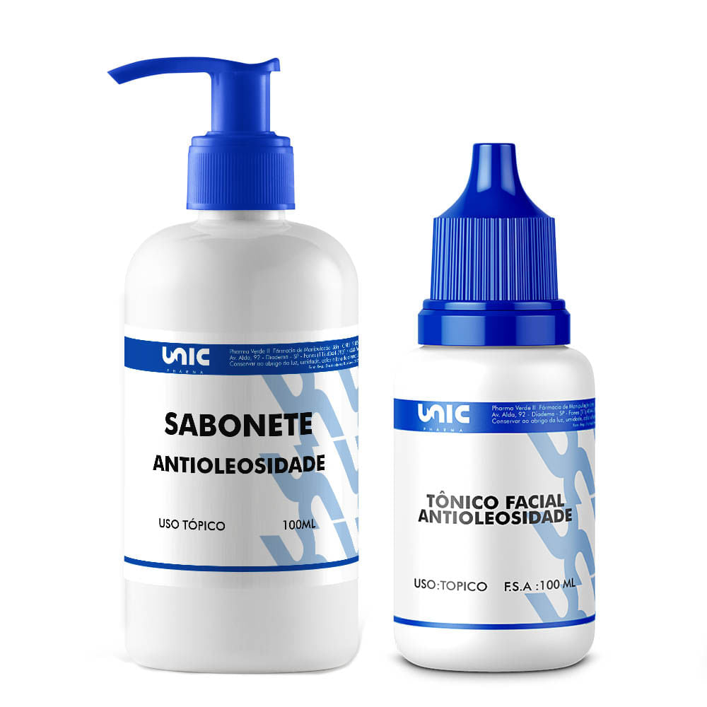 Kit Antioleosidade Facial