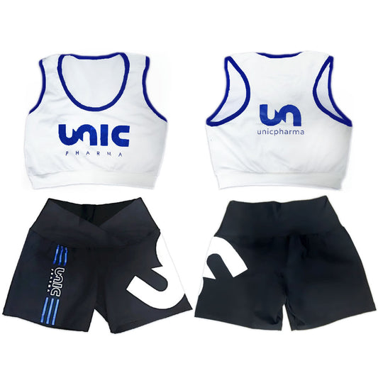Conjunto Top e Short Fitness Unic