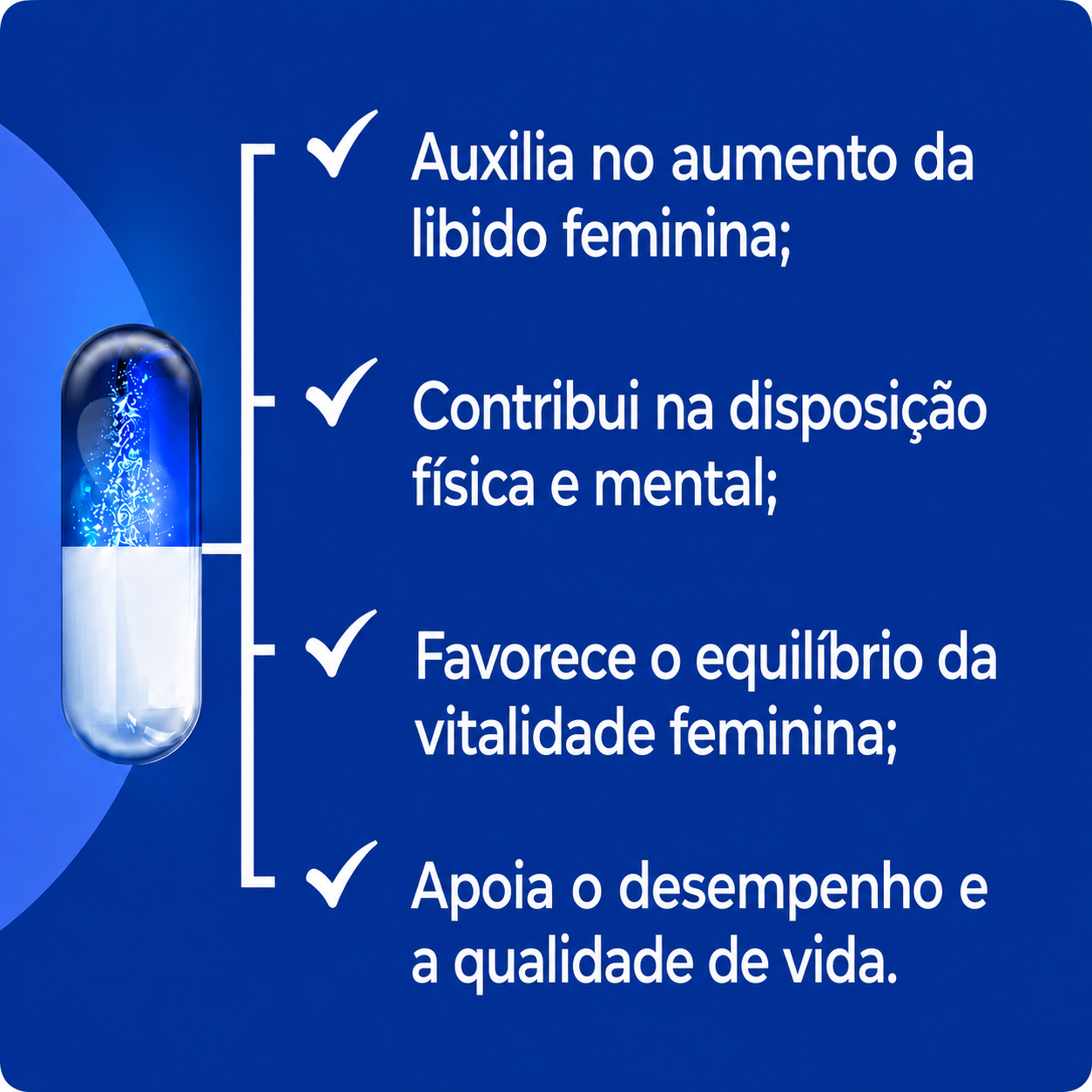 Composto Afrodisíaco Fem com Maca Peruana - 30Caps