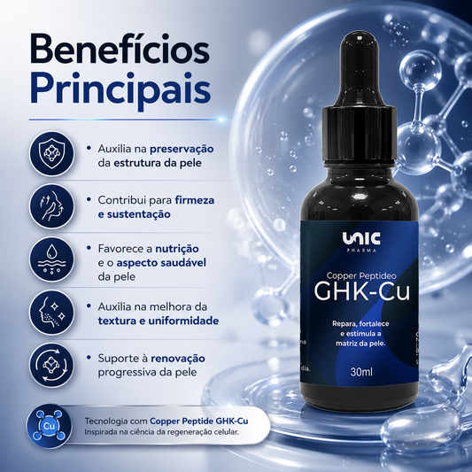 GHK-CU Copper Peptideos Sérum - 30ml