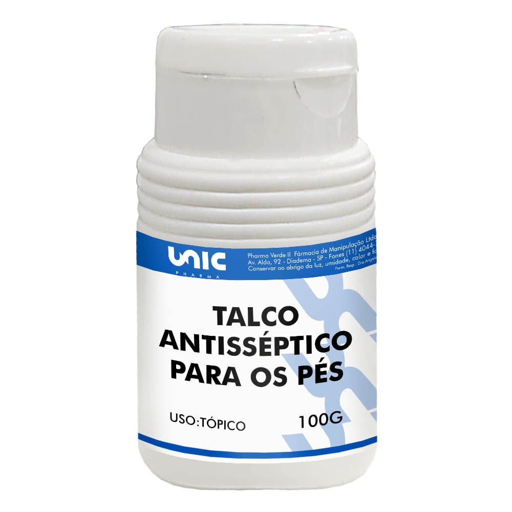 Talco Antisséptico para os Pés 100g
