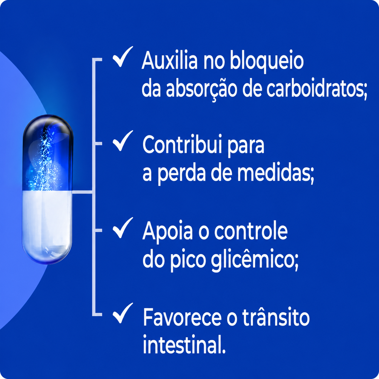 Faseolamina 500mg 60 Cápsulas Vegan