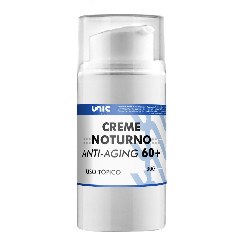 Creme Noturno Anti-Aging 60Mais - 30Gr