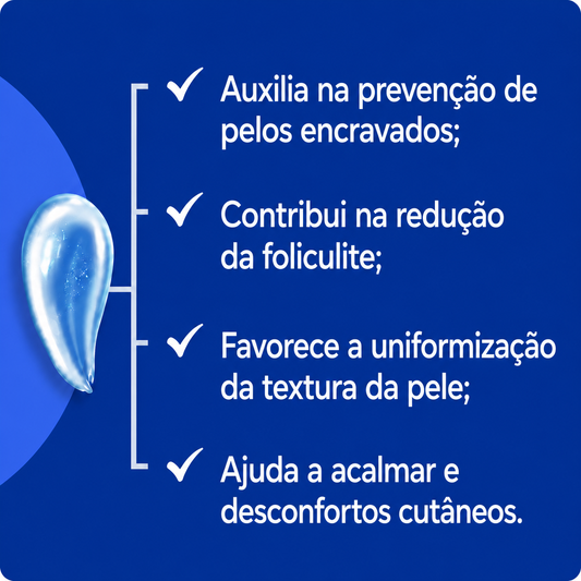 Foliculare – Reduz Foliculite e Pelos Encravados