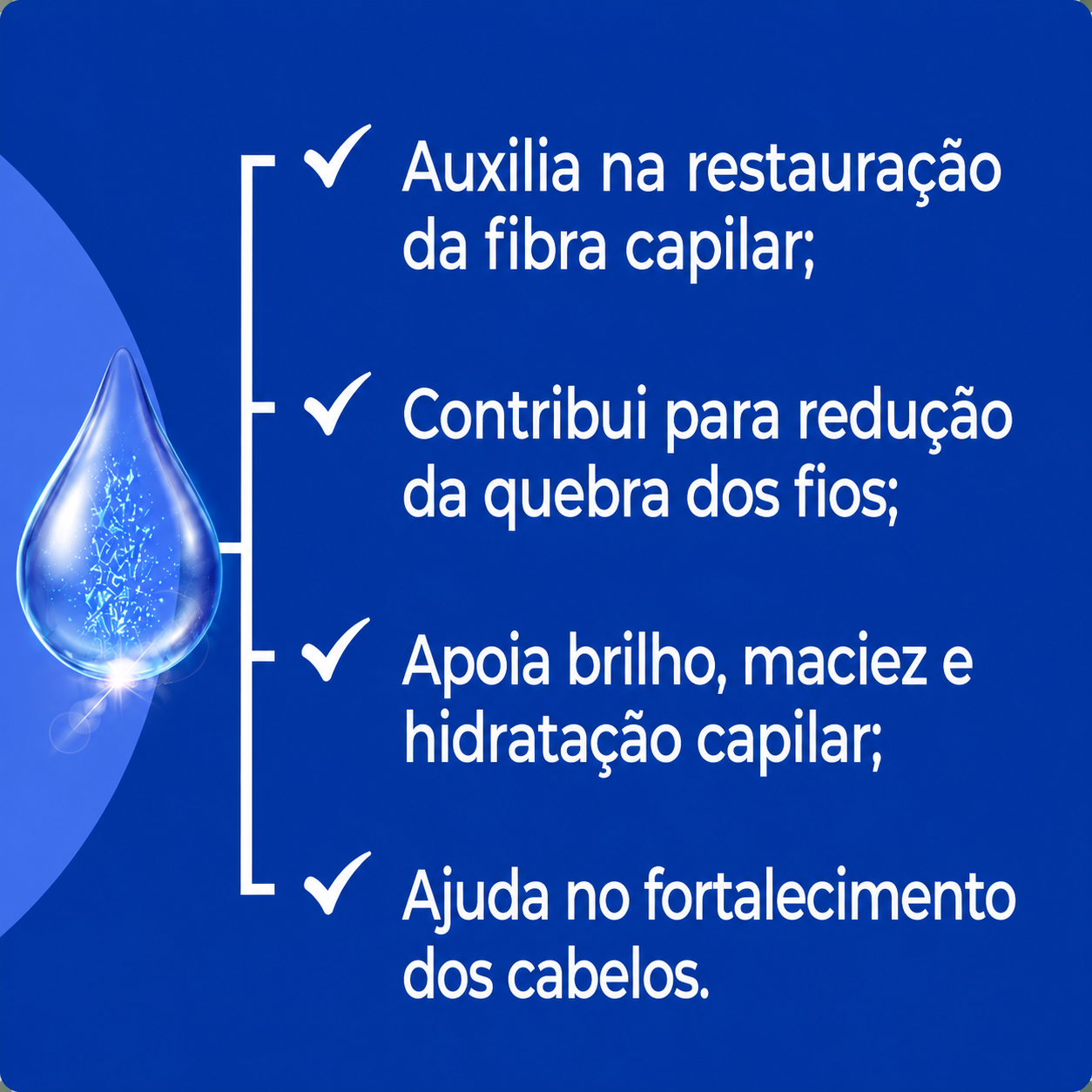 Kit Capilar- Shampoo 100ml e Condicionador 100g ( Restaurador mais crescimento)